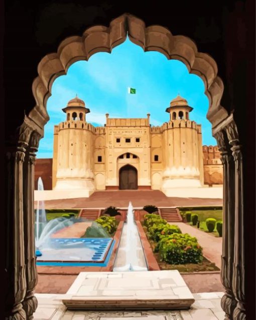 Lahora Fort Pakistan Diamond Paintings