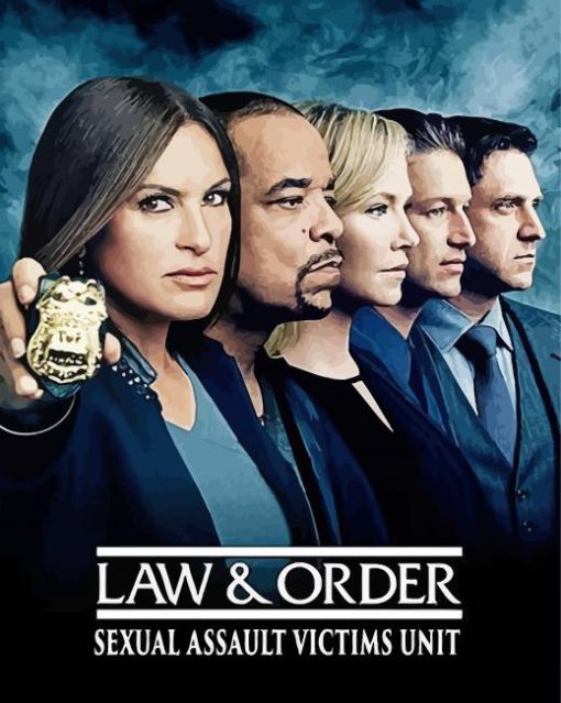 Law And Order Poster Diamond Paintings