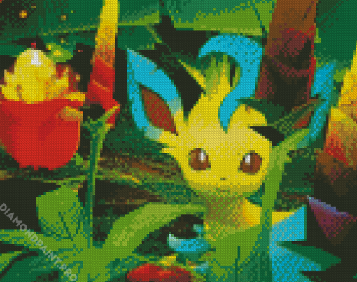 Leafeon Pokemon Diamond Paintings