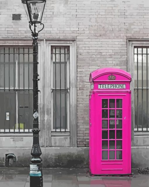 Phone Booth Diamond Paintings