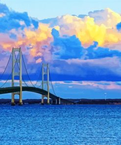 Mackinac Bridge Diamond Paintings