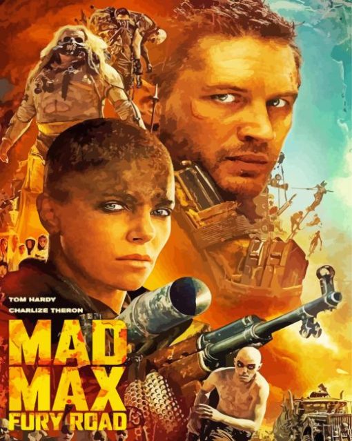 Mad Max Poster Diamond Paintings