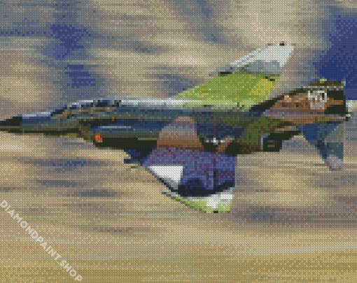 Military Mcdonnell Douglas F4 Diamond Paintings