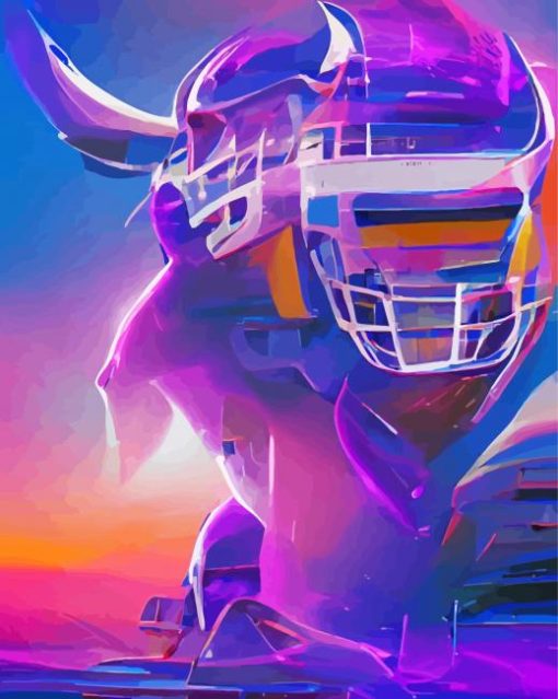 Minnesota Vikings Logo Diamond Paintings