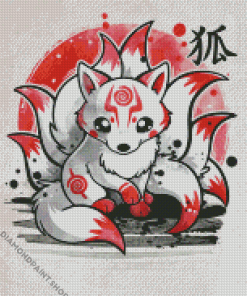 Nine Tail Fox Diamond Paintings