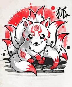 Nine Tail Fox Diamond Paintings