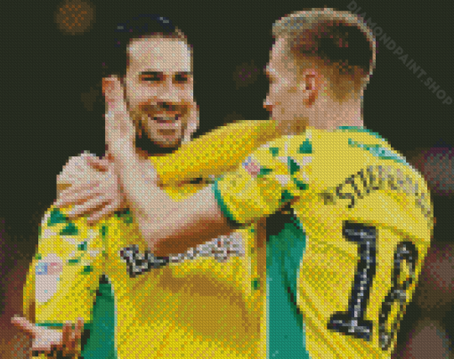 Norwich City Football Diamond Paintings