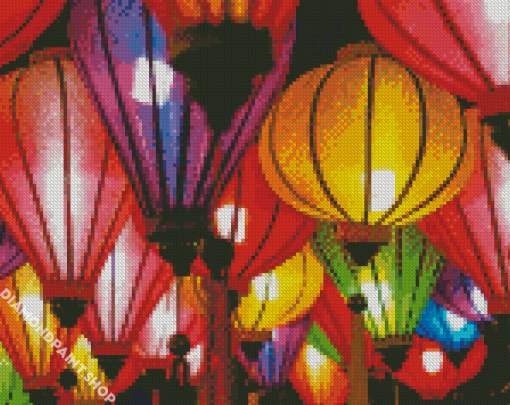 Paper Lanterns Diamond Paintings