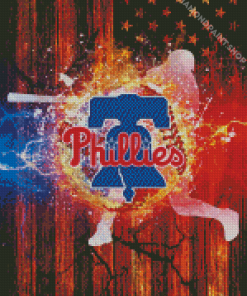 Philadelphia Phillies Poster Diamond By Paintings