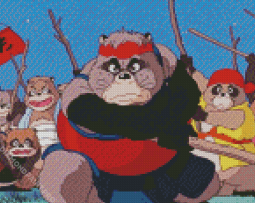 Pom Poko Character Diamond Paintings