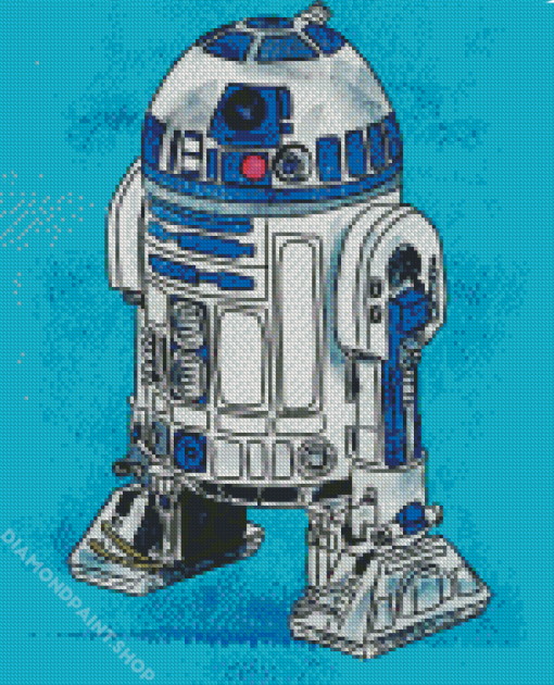 Aesthetic R2d2 Robot Diamond Paintings