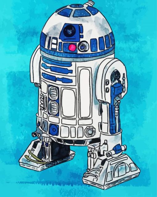 Aesthetic R2d2 Robot Diamond Paintings