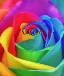 Rainbow Rose Diamond Paintings