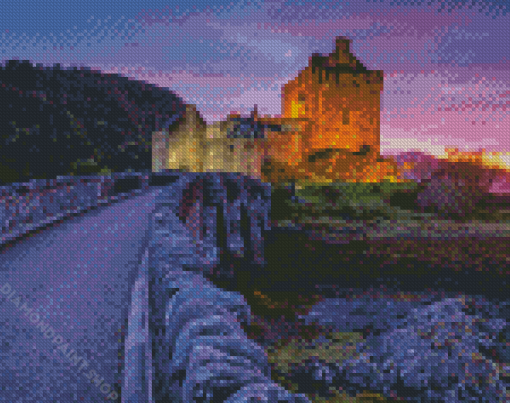 Road To Eilean Donan Castle Diamond Paintings