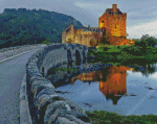 Road To Eilean Donan Palace Diamond Paintings