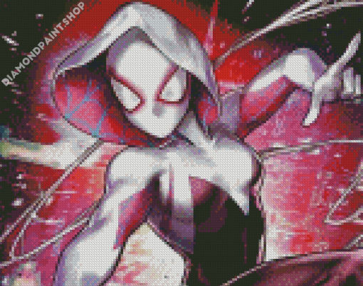 Spider Gwen Animation Diamond Paintings