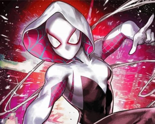 Spider Gwen Animation Diamond Paintings