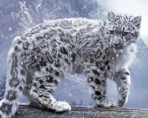 The Snow Leopard Diamond Paintings