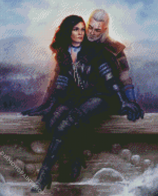 Yennefer And Geralt Art Diamond Paintings