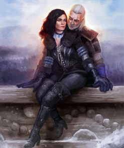 Yennefer And Geralt Art Diamond Paintings