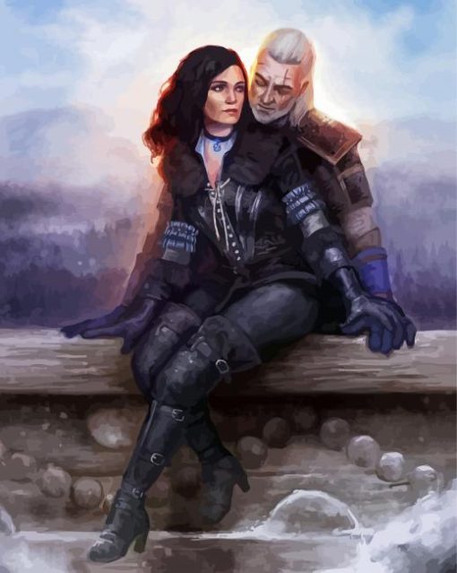 Yennefer And Geralt Art Diamond Paintings