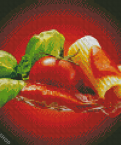 Ketchup And Tomatoes Diamond Paintings