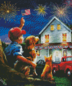 Aesthetic 4th Of July Diamond Paintings