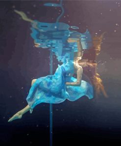 Underwater Pole Dancer Diamond Paintings