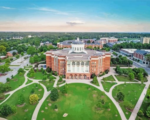 University Of Kentucky Building Diamond Paintings