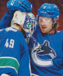 Vancouver Canucks Players Diamond Paintings