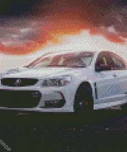 White Holden Commodore Diamond Paintings