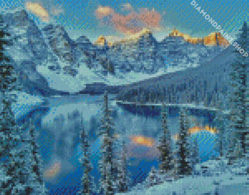 Winter In Banff Diamond Paintings