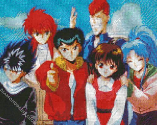 Yu Yu Hakusho Characters Diamond Paintings