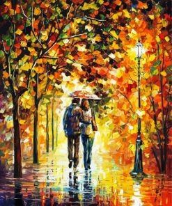 Aesthetic Walk In Autumn Diamond Paintings