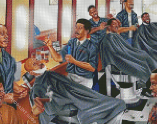 Aesthetic Barbershop Diamond Paintings