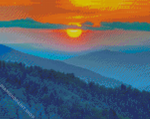 Blue Ridge Mountain Diamond Paintings