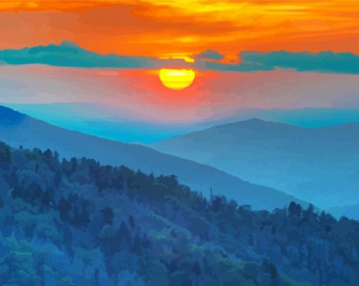 Blue Ridge Mountain Diamond Paintings