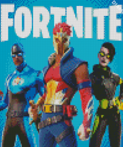 Fortnite Game Poster Diamond Paintings