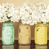 Hydrangeas In Jar Diamond Paintings