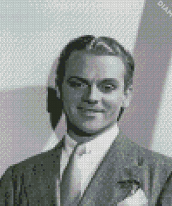 Monochrome James Cagney Diamond Paintings