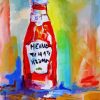 Ketchup Bottle Diamond Paintings