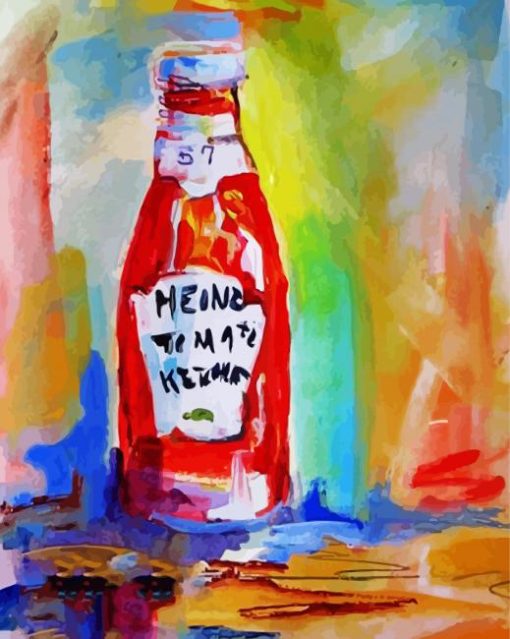 Ketchup Bottle Diamond Paintings