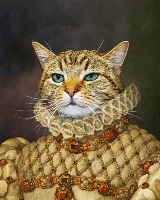 Victorian Kitty Diamond Paintings