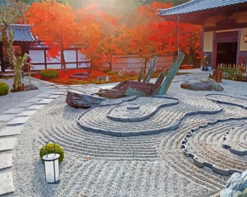 Aestheic Zen Garden Diamond Paintings