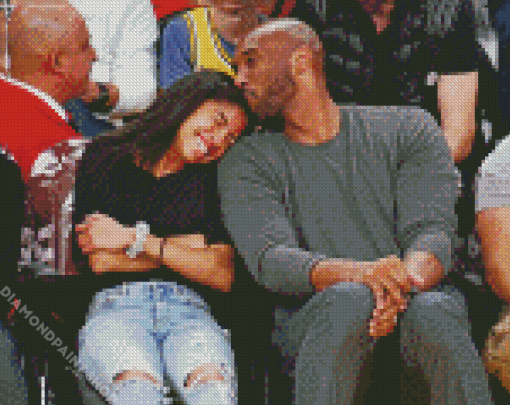 Kobe Bryant And Gianna Diamond Paintings