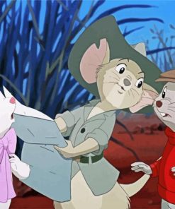 The Rescuers Characters Diamond Paintings