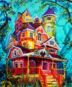 Aesthetic Whimsical Houses Diamond Paintings