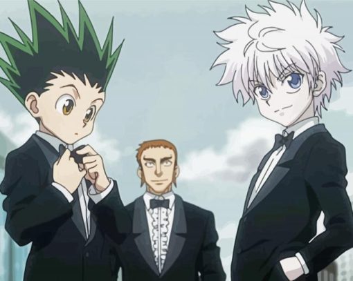 Gon And Killua Manga Diamond Paintings