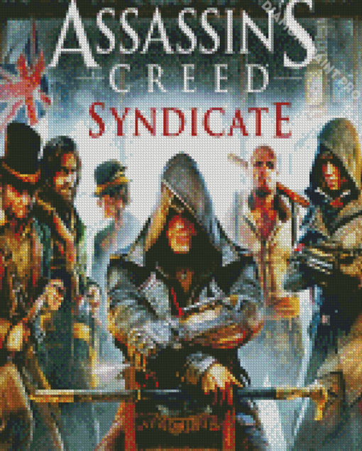 Assassins Creed Game Poster Diamond Paintings