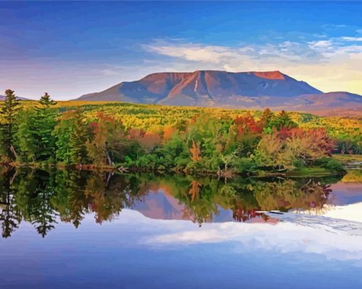 Katahdin Mountain Diamond Paintings